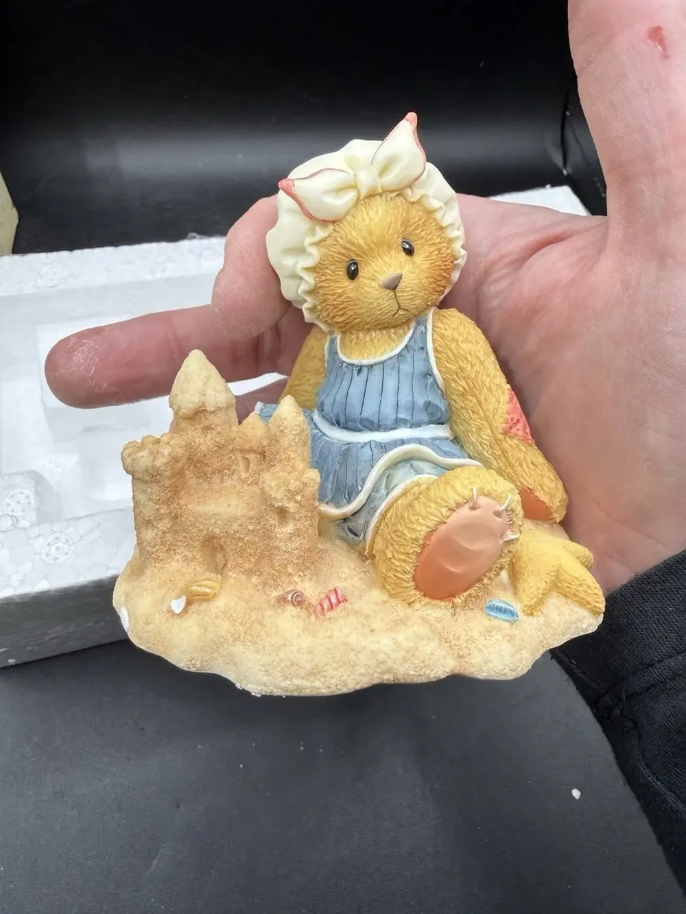 Cherished Teddies Sandy Theres Room in my Sand Castle For You 1996 Figure MIB -1